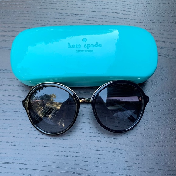Kate Spade Black Circle Sunglasses main image 4